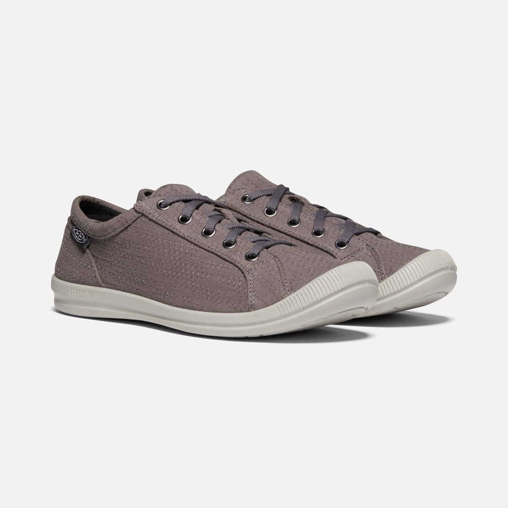 Zapatos de lona Keen Mexico Grises - Mujer Lorelai Hemp Sneaker - XT5802139